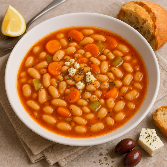 🇬🇷 Fasolada – Griekse witte bonensoep