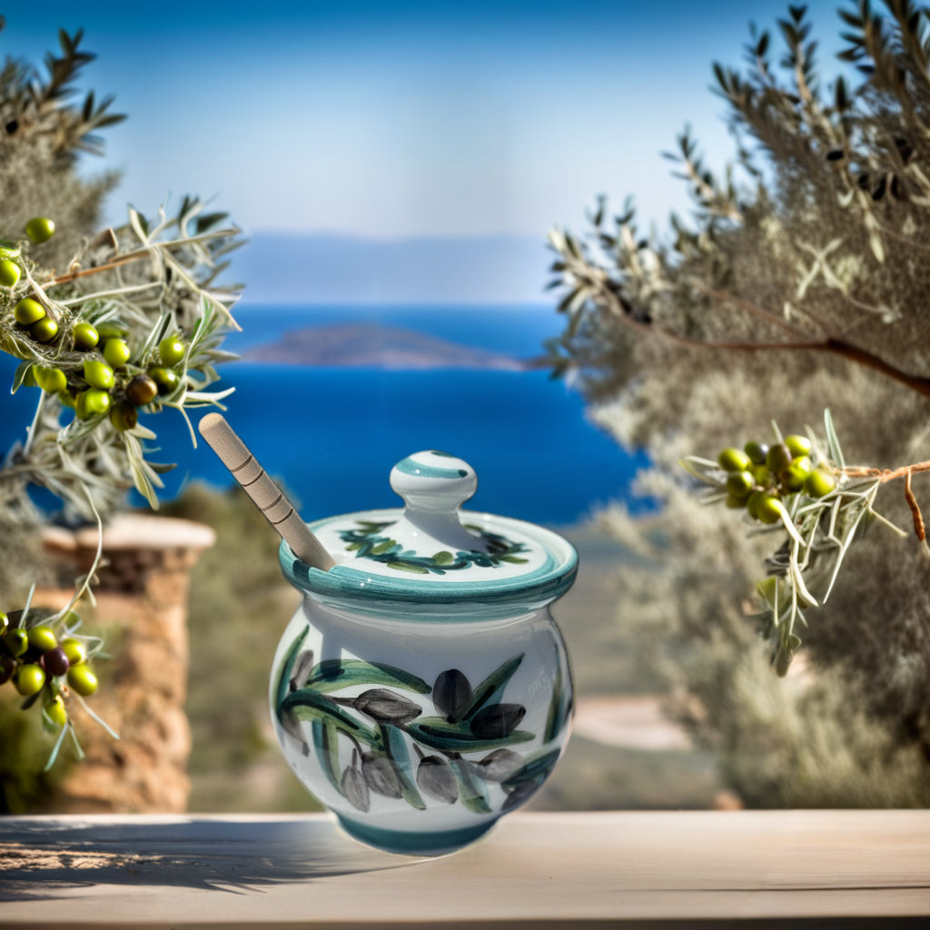 Honey pot Poppi Art Samos/ Red fish