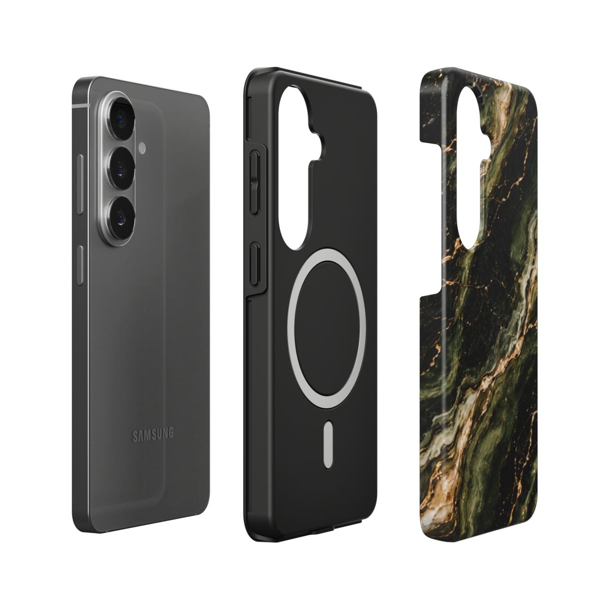 Golden Vein – Luxe Marmer Telefoonhoesje