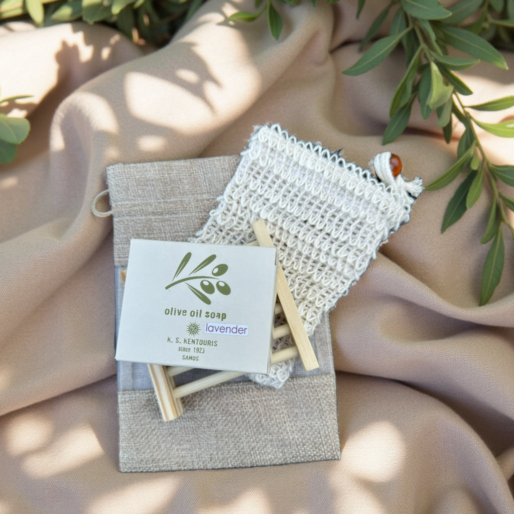 Grieks Olijfzeep Cadeaupakket – The Soap Factory Samos