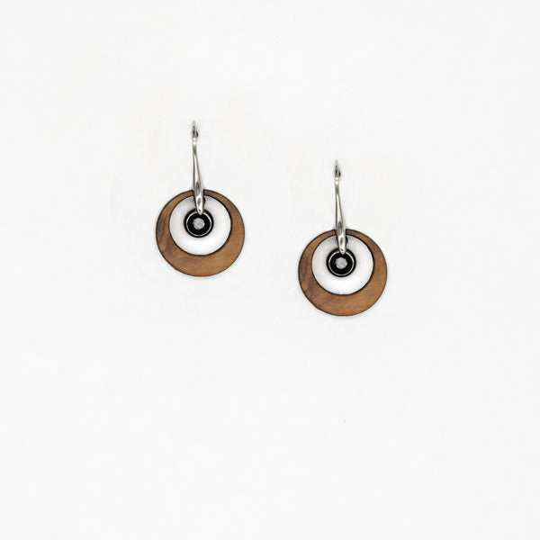 Fos oorbellen van olijfhout | Olive Collection