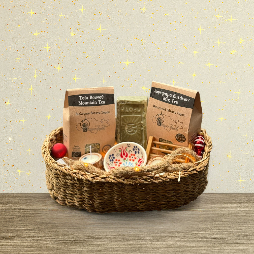 Geschenkset “Greek Tea & Olive Harmony” – €29,50