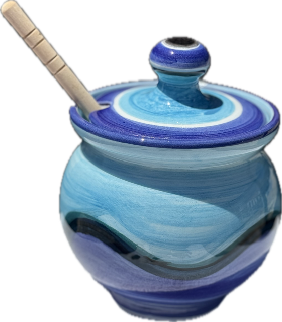 Honingpotje Poppi Art Samos/ Griekse blauw