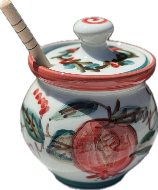 Honey pot Poppi Art Samos/ Red fish