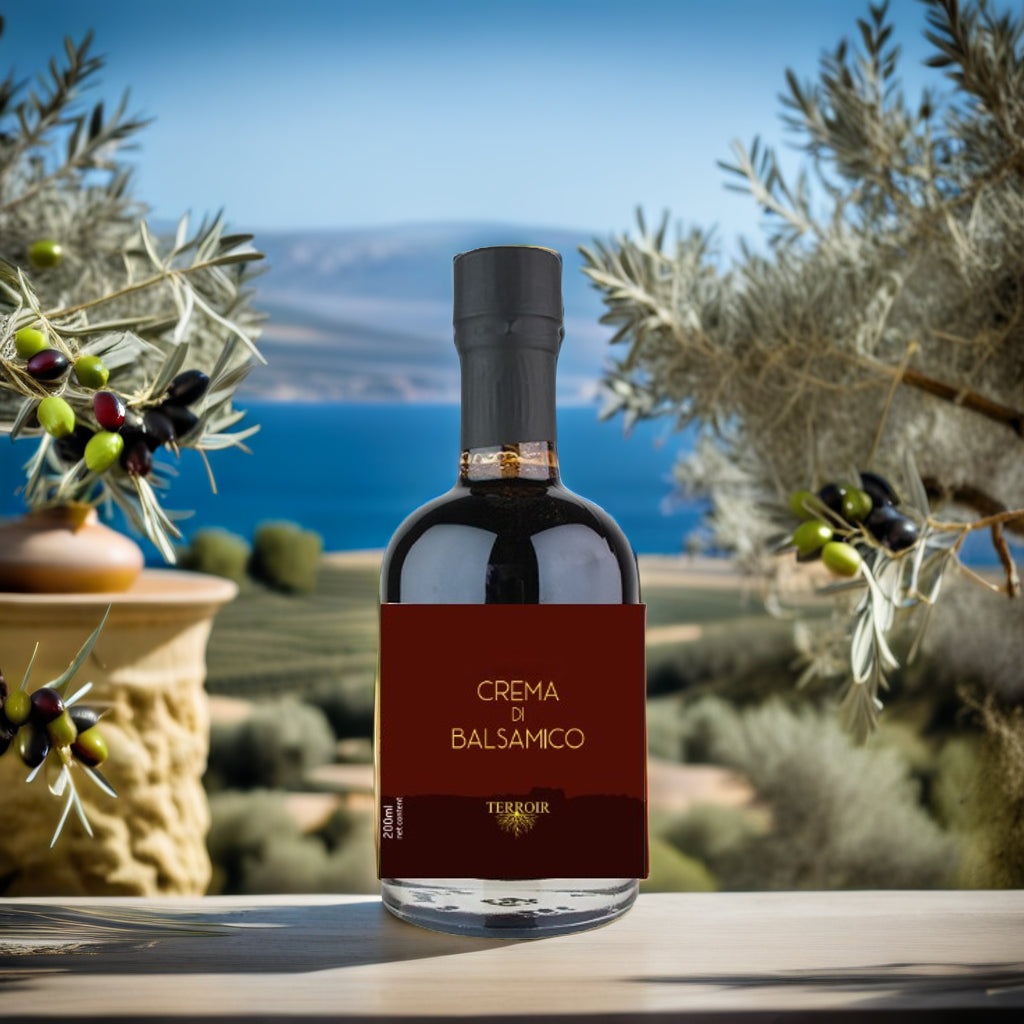 Organic Crema Di Balsamic Glaze 200ml - 100% Natural, No Preservatives or Additives