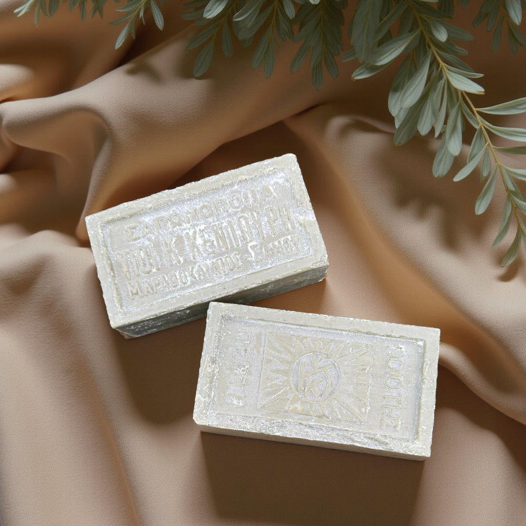 Traditionele groene olijfzeep van K.S. Kentouris Soap Factory Samos 250 gram