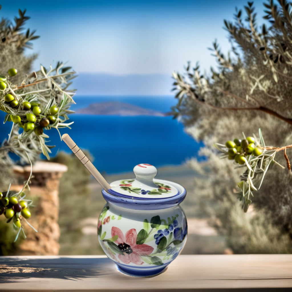 Honingpotje Poppi Art Samos/ Bloemen