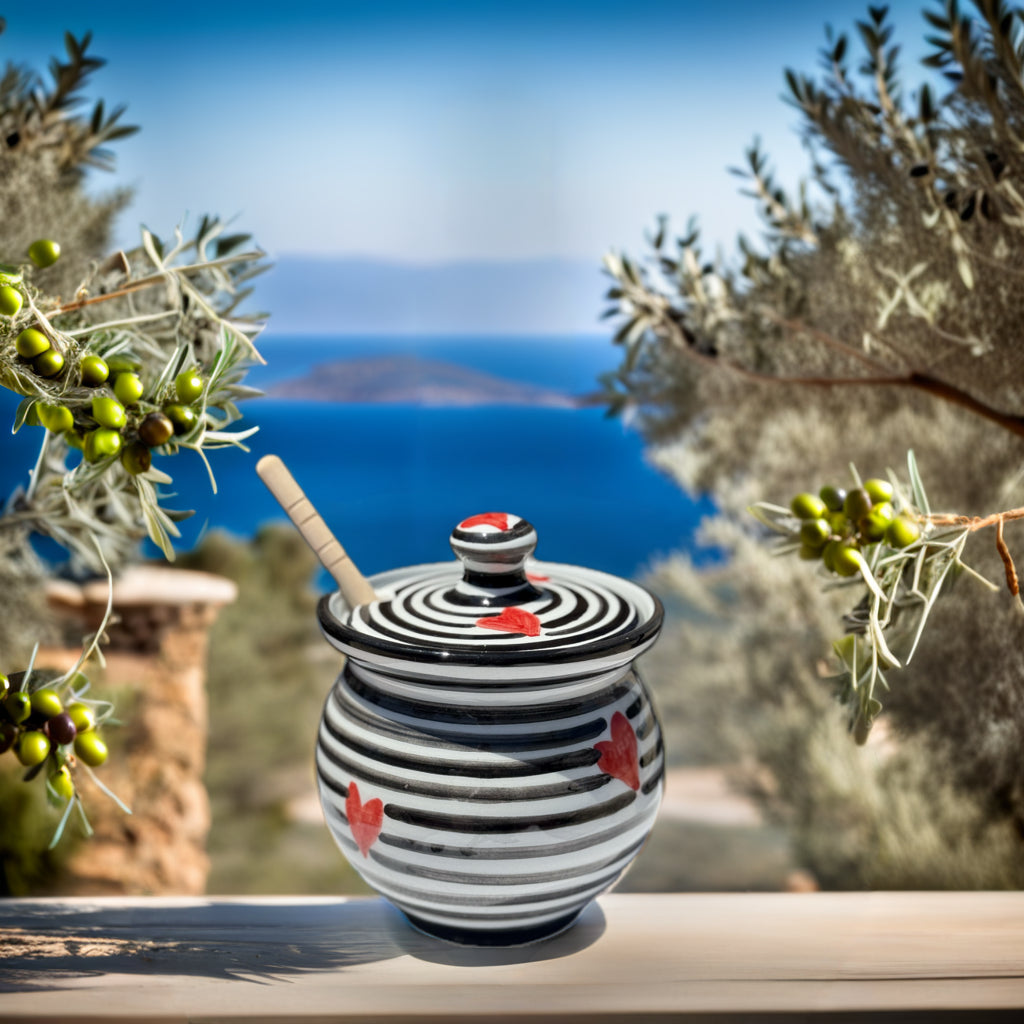 Γλαστράκι με μέλι Poppi Art Samos/Κόκκινο ψάρι