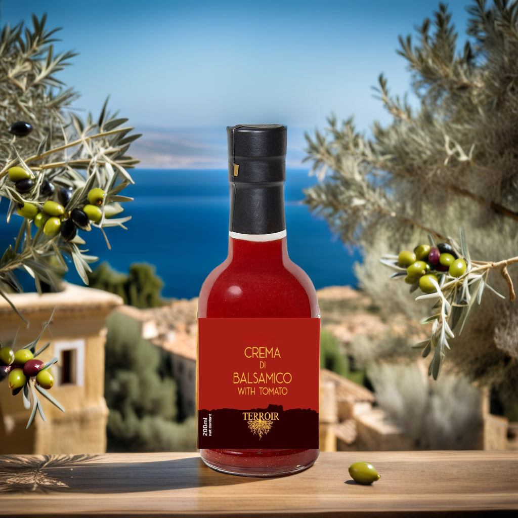 Organic Crema Di Balsamico Tomato 200ml - 100% Φυσικό, Χωρίς Συντηρητικά ή Πρόσθετα