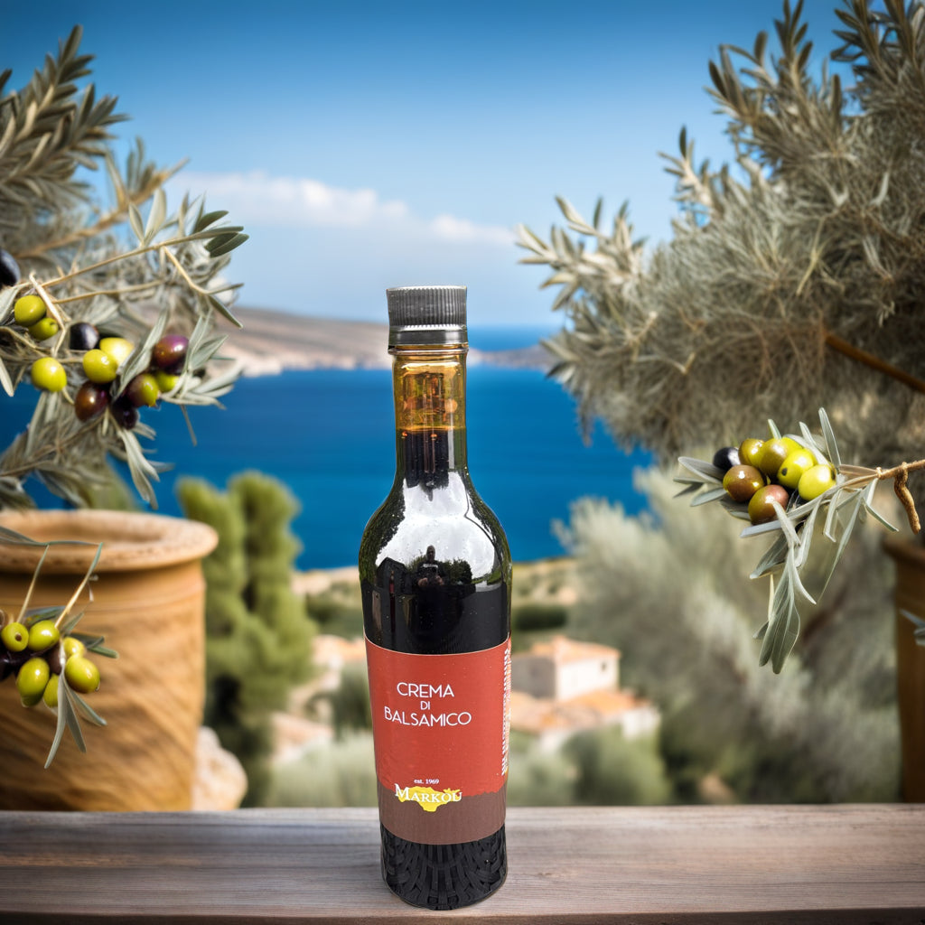 Organic Crema Di Balsamico Glaze 200ml - 100% Φυσικό, Χωρίς Συντηρητικά ή Πρόσθετα