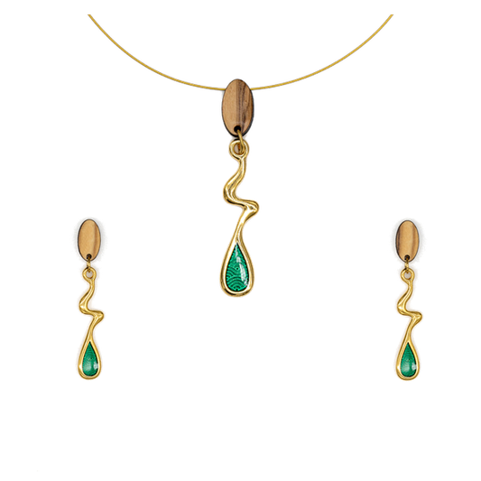 Rodi sieradenset van olijfhout | Olive Collection