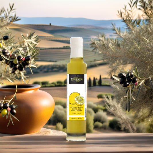 Markou Olijfolie 250 ml extra vergine met citroenaroma