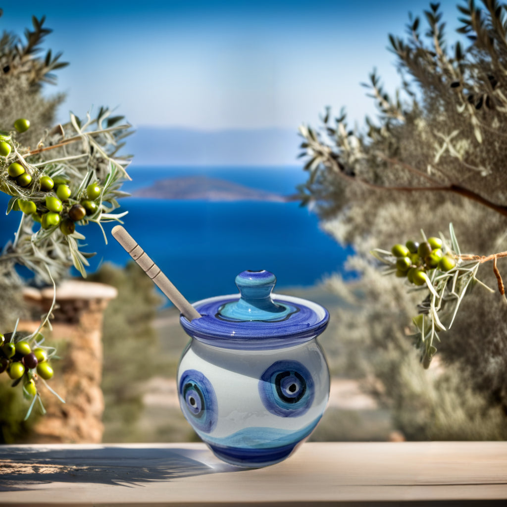 Honingpotje Poppi Art Samos/ Boze oog