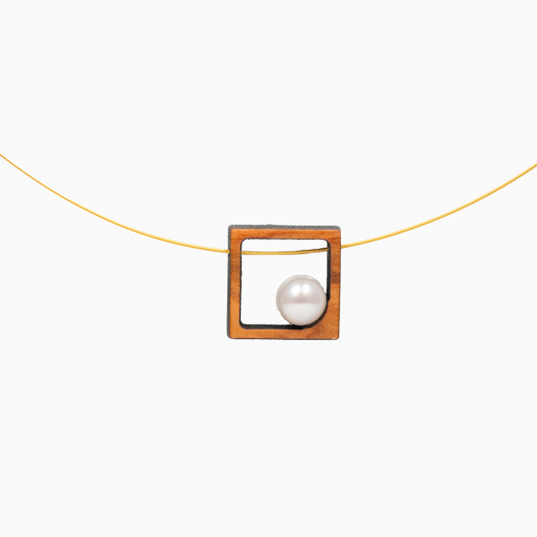 Tetragono hanger van olijfhout | Olive Collection
