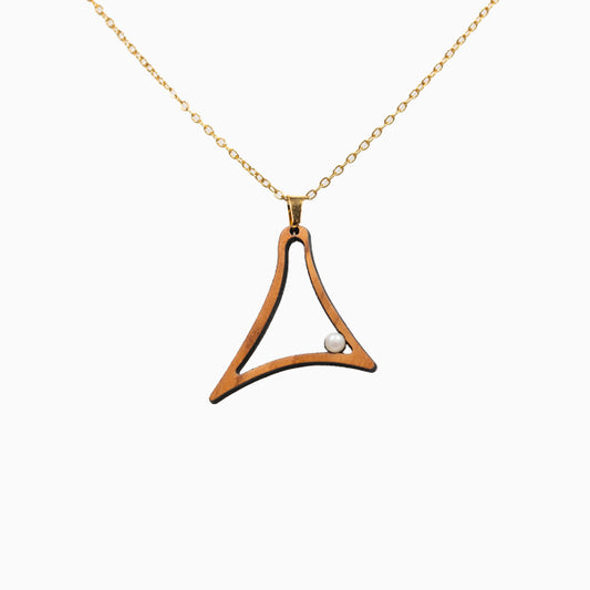 Trigono hanger van olijfhout | Olive Collection