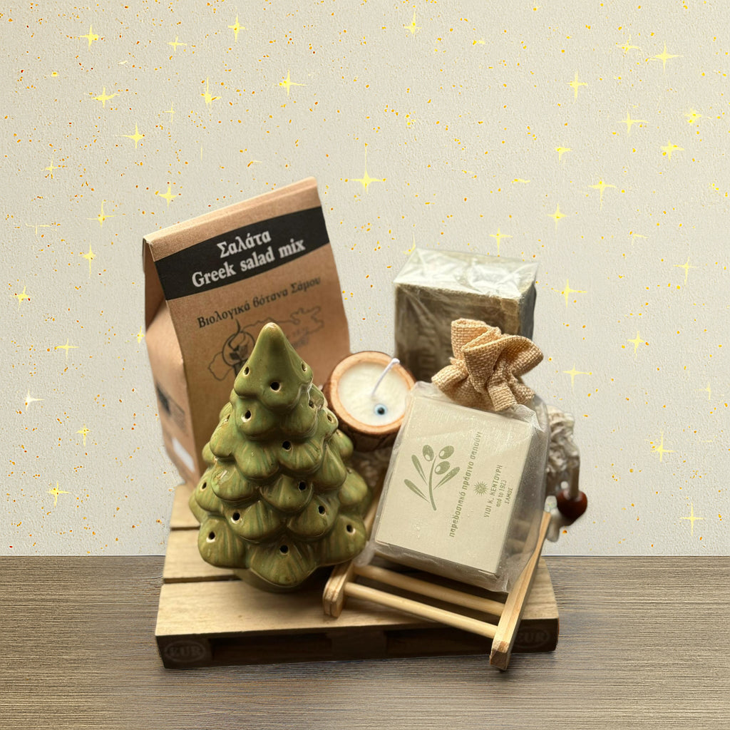 Geschenkset “Greek Nature Plankje 3” – €20