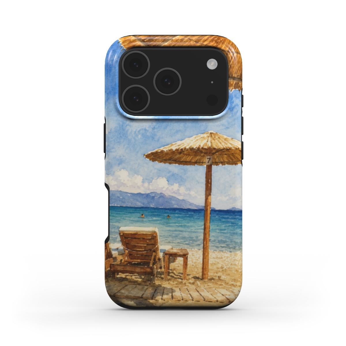 Phonecase "Strandmoment op Samos"
