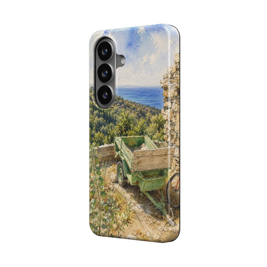 Telefoonhoesje "Zicht op de Egeïsche Kust"