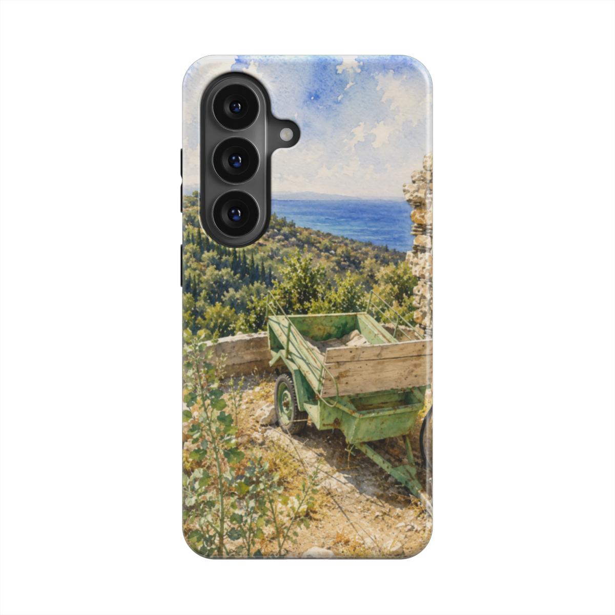 Telefoonhoesje "Zicht op de Egeïsche Kust"