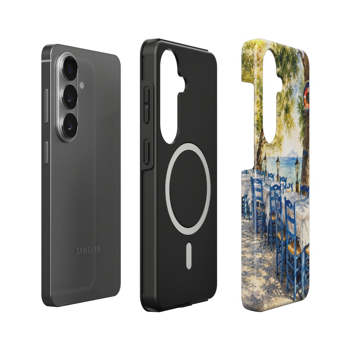 Telefoonhoesje “Lunch aan Zee”