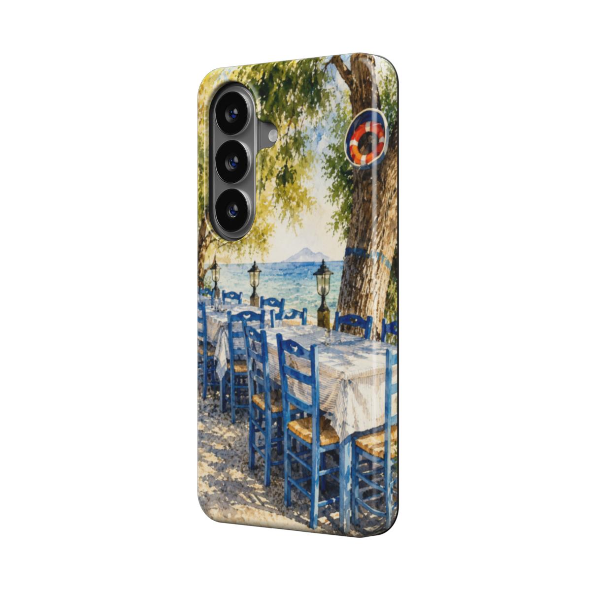 Telefoonhoesje “Lunch aan Zee”