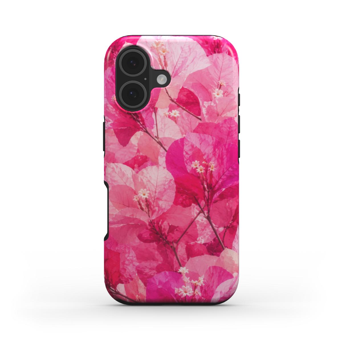 Telelfoonhoesje “Roze Bougainville Droom”