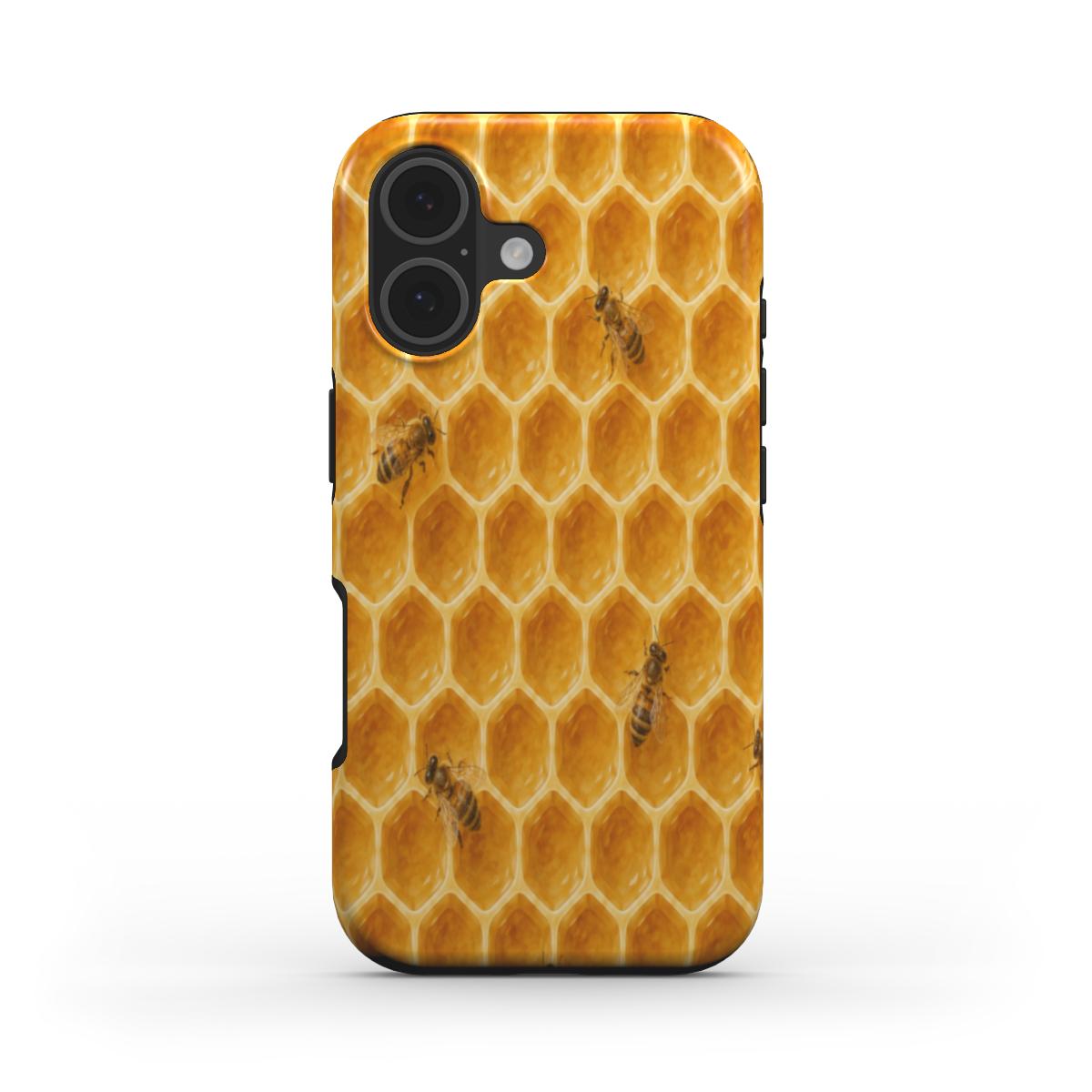 Telefoonhoesje "Gouden Honingraat"
