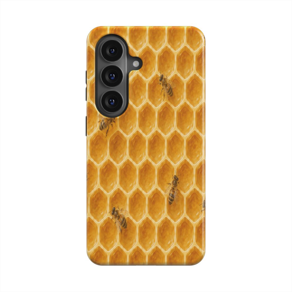 Telefoonhoesje "Gouden Honingraat"