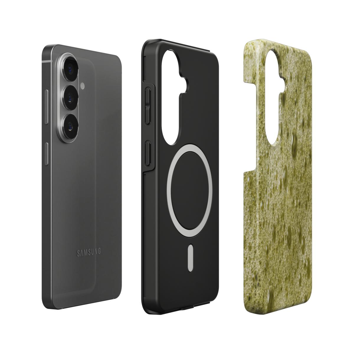Telefoonhoesje "Olijfschuim Essence"