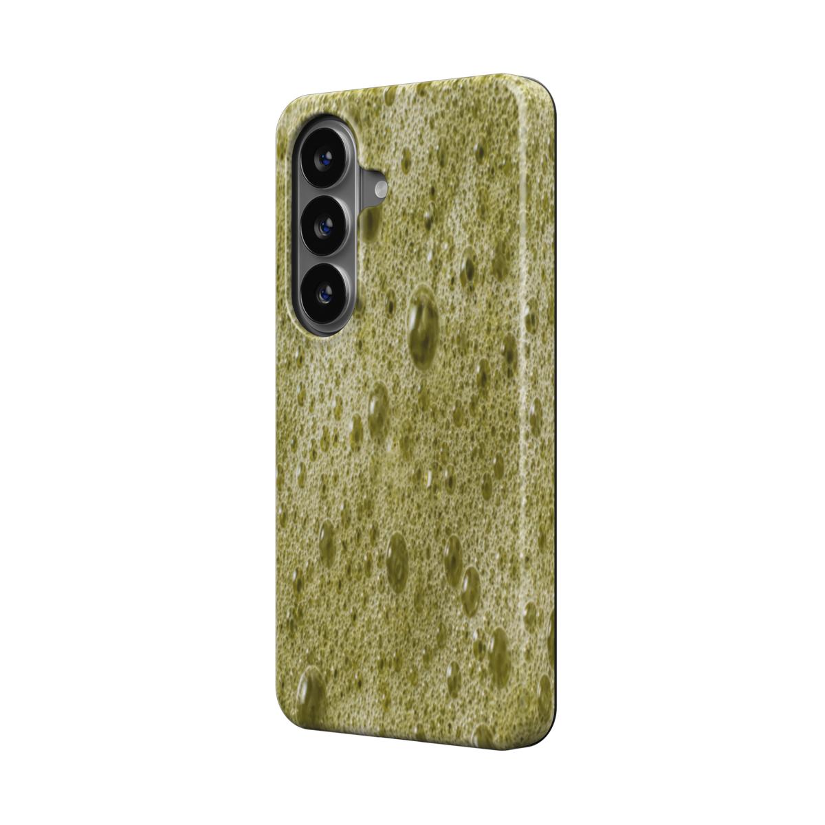 Telefoonhoesje "Olijfschuim Essence"