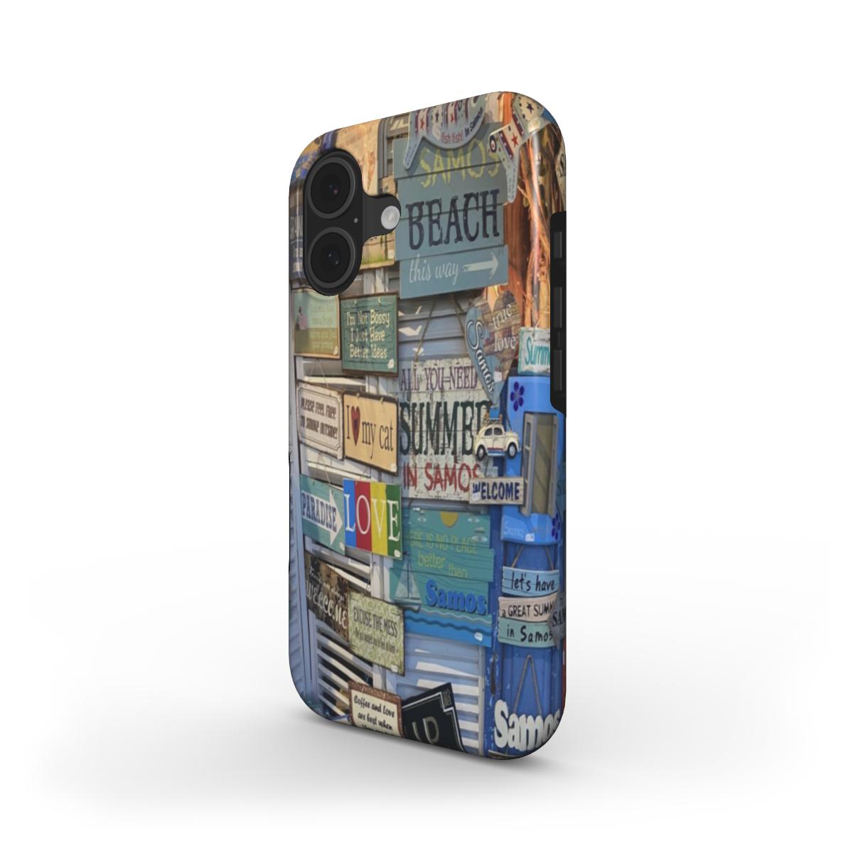 Telefoonhoesje "Samos Summer Signs"