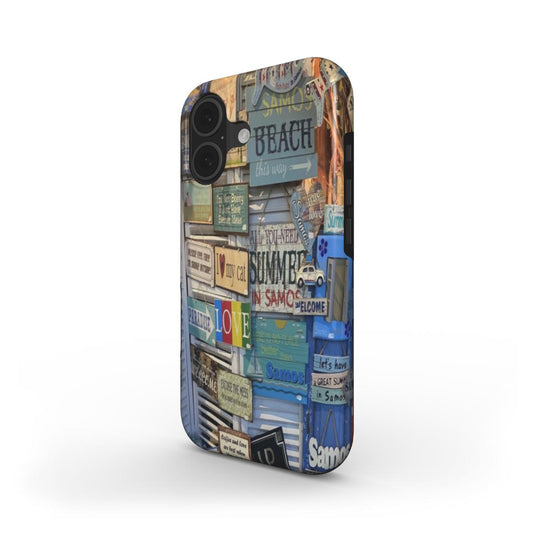 Telefoonhoesje "Samos Summer Signs"