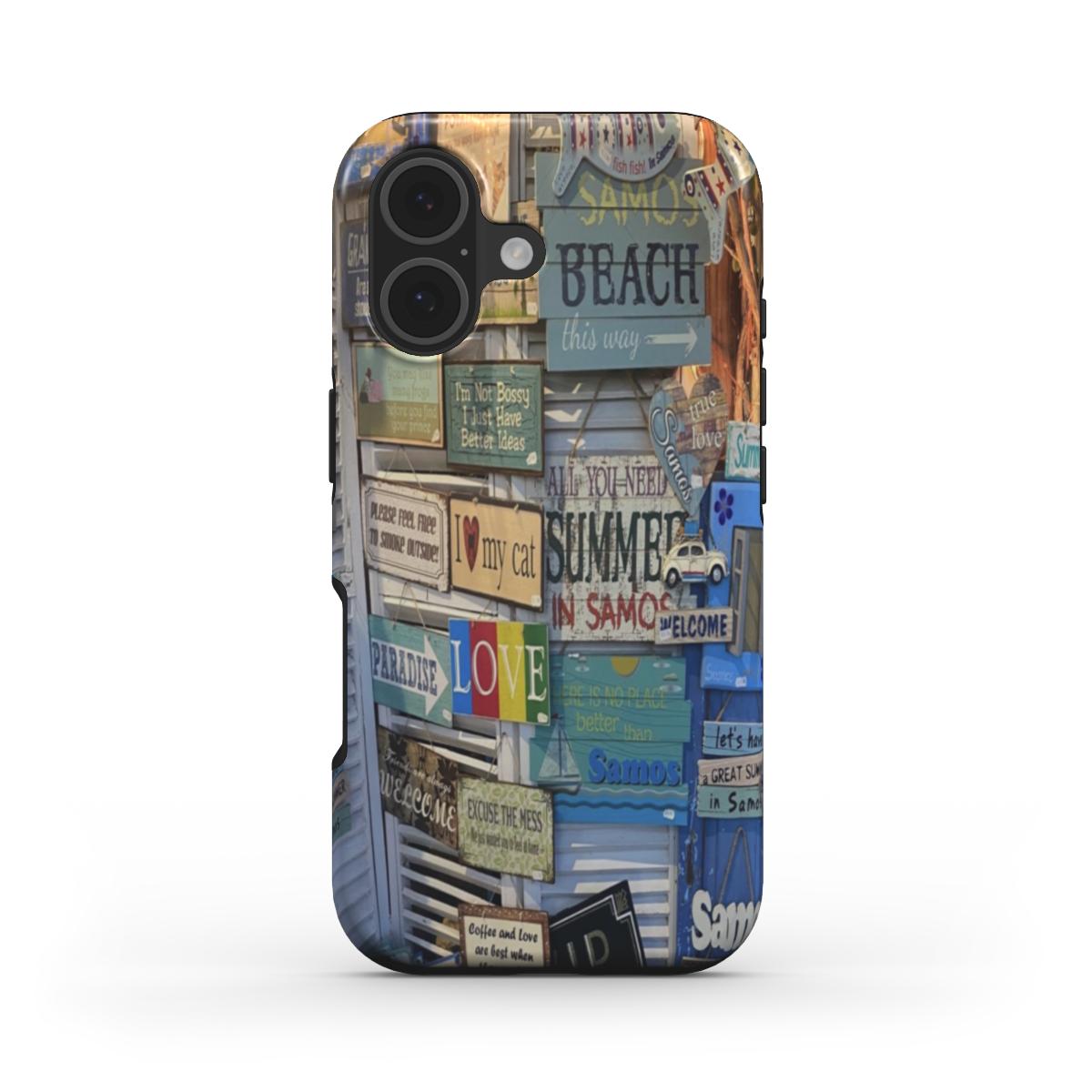 Telefoonhoesje "Samos Summer Signs"