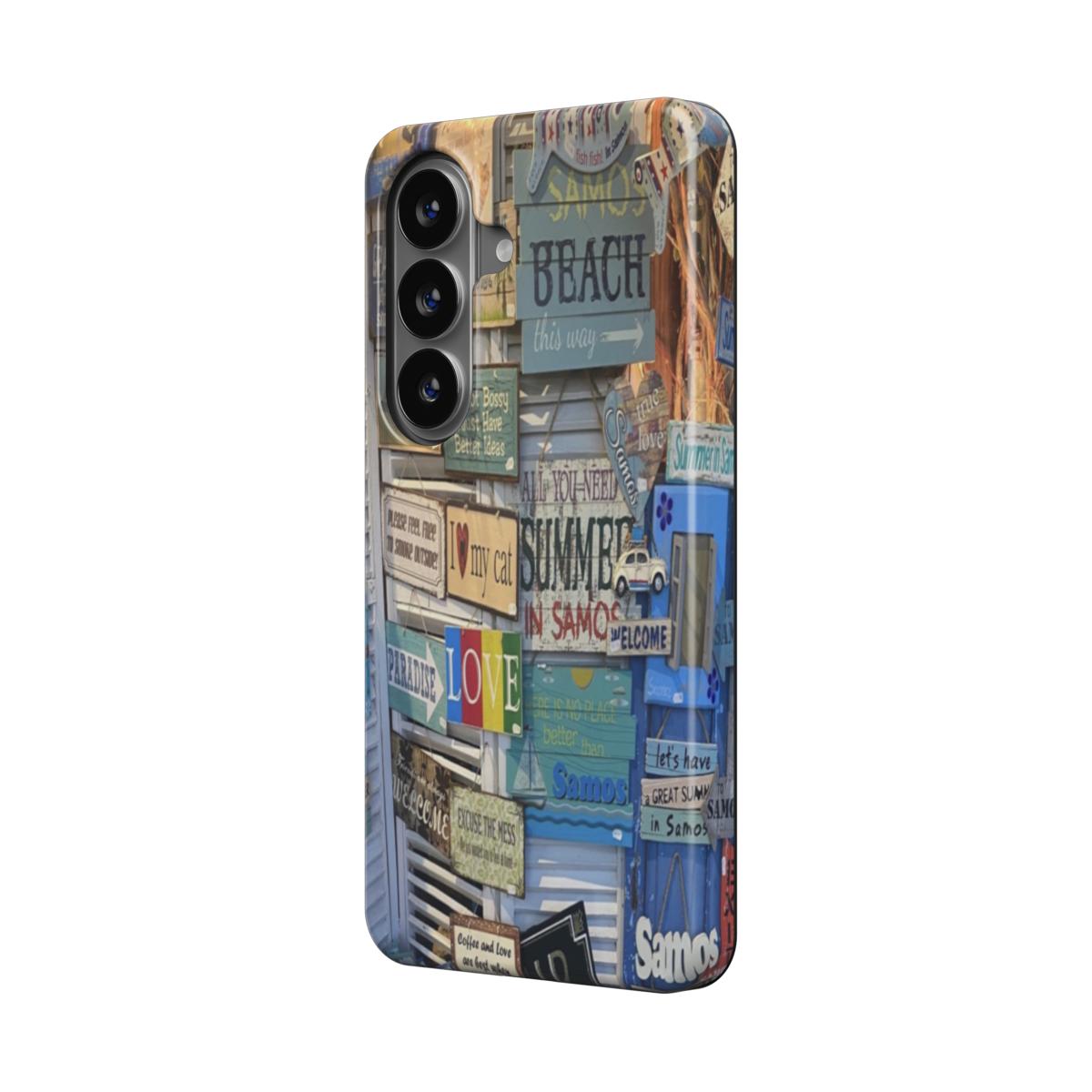 Telefoonhoesje "Samos Summer Signs"