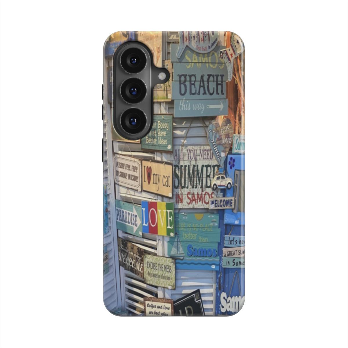Telefoonhoesje "Samos Summer Signs"