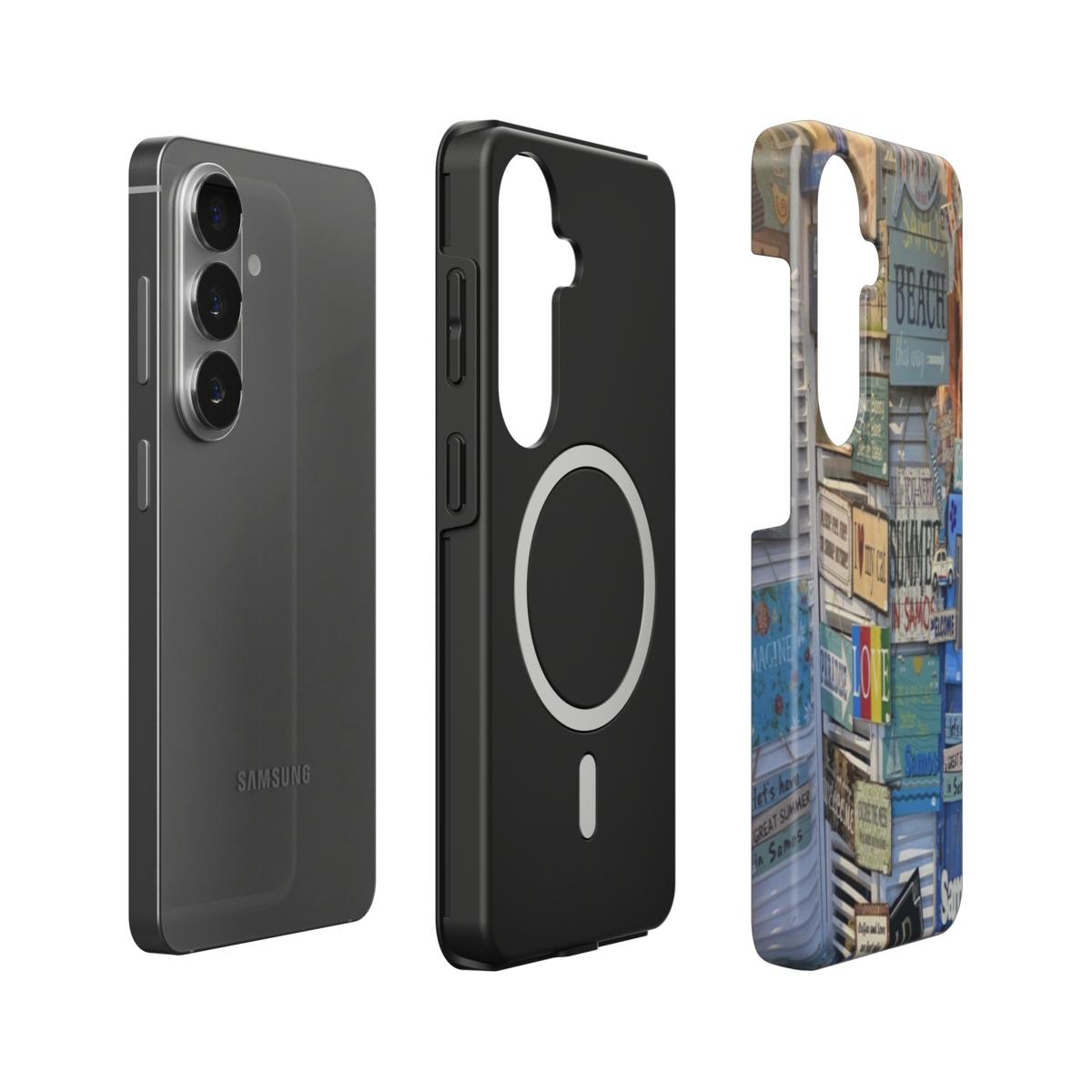 Telefoonhoesje "Samos Summer Signs"