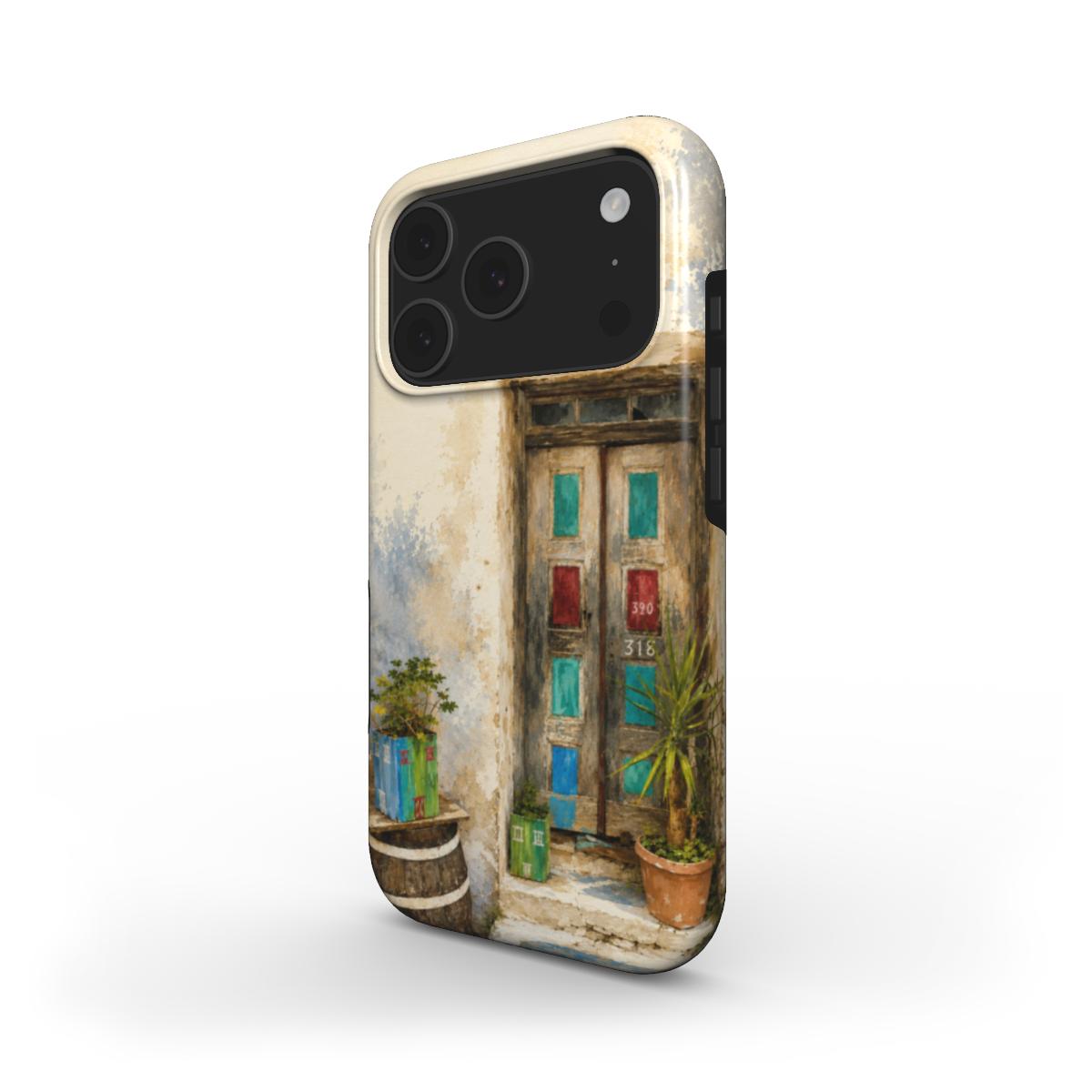 Telefoonhoesje "Samos Deur"