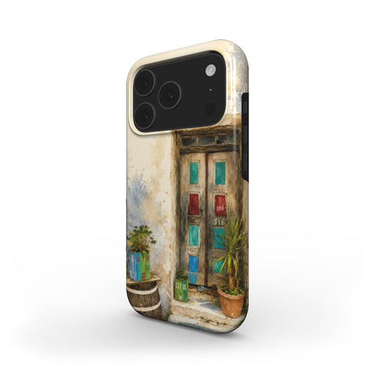 Telefoonhoesje "Samos Deur"