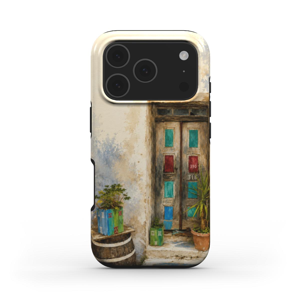 Telefoonhoesje "Samos Deur"