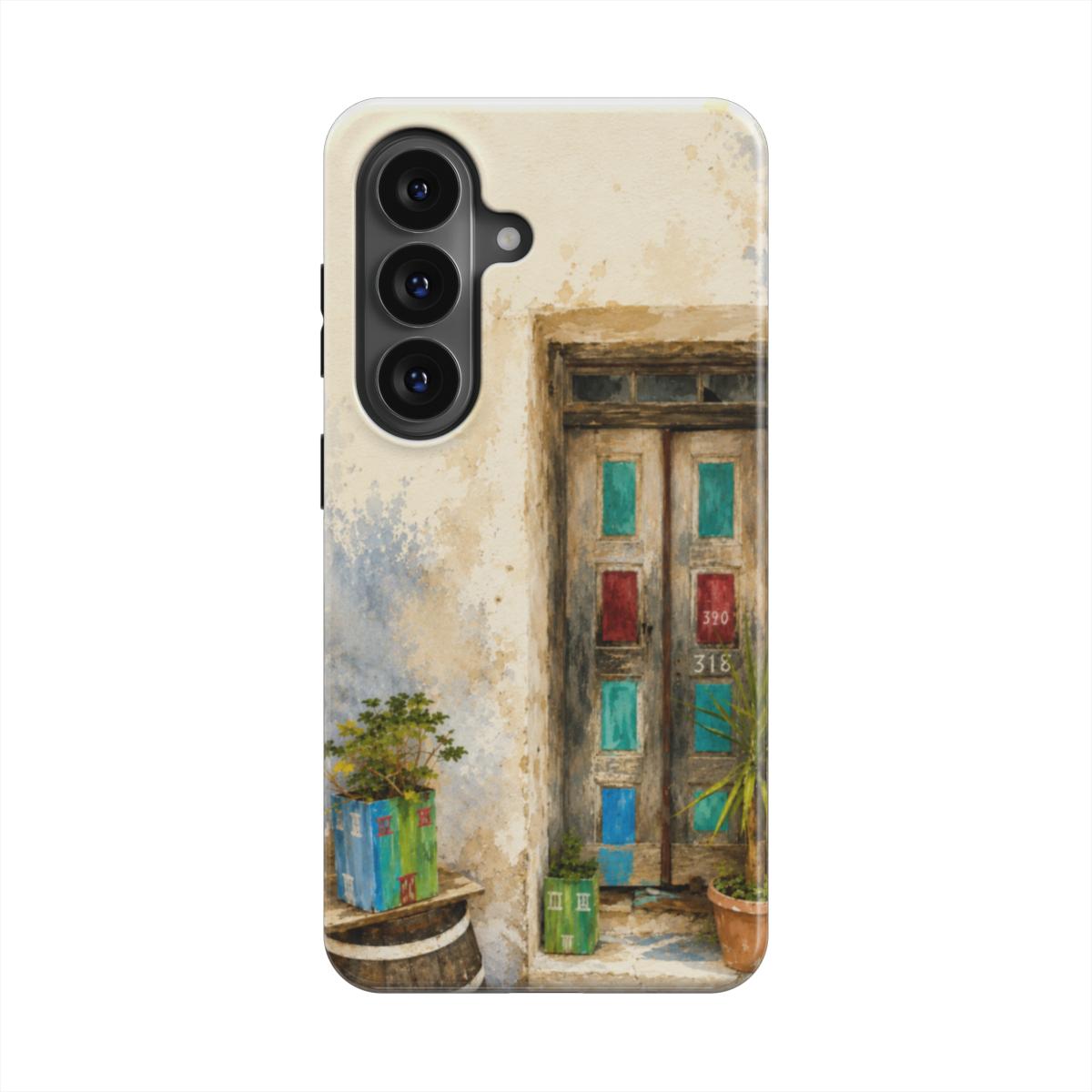 Telefoonhoesje "Samos Deur"