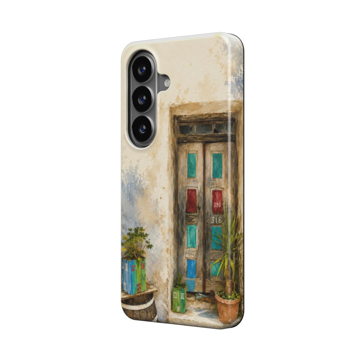 Telefoonhoesje "Samos Deur"