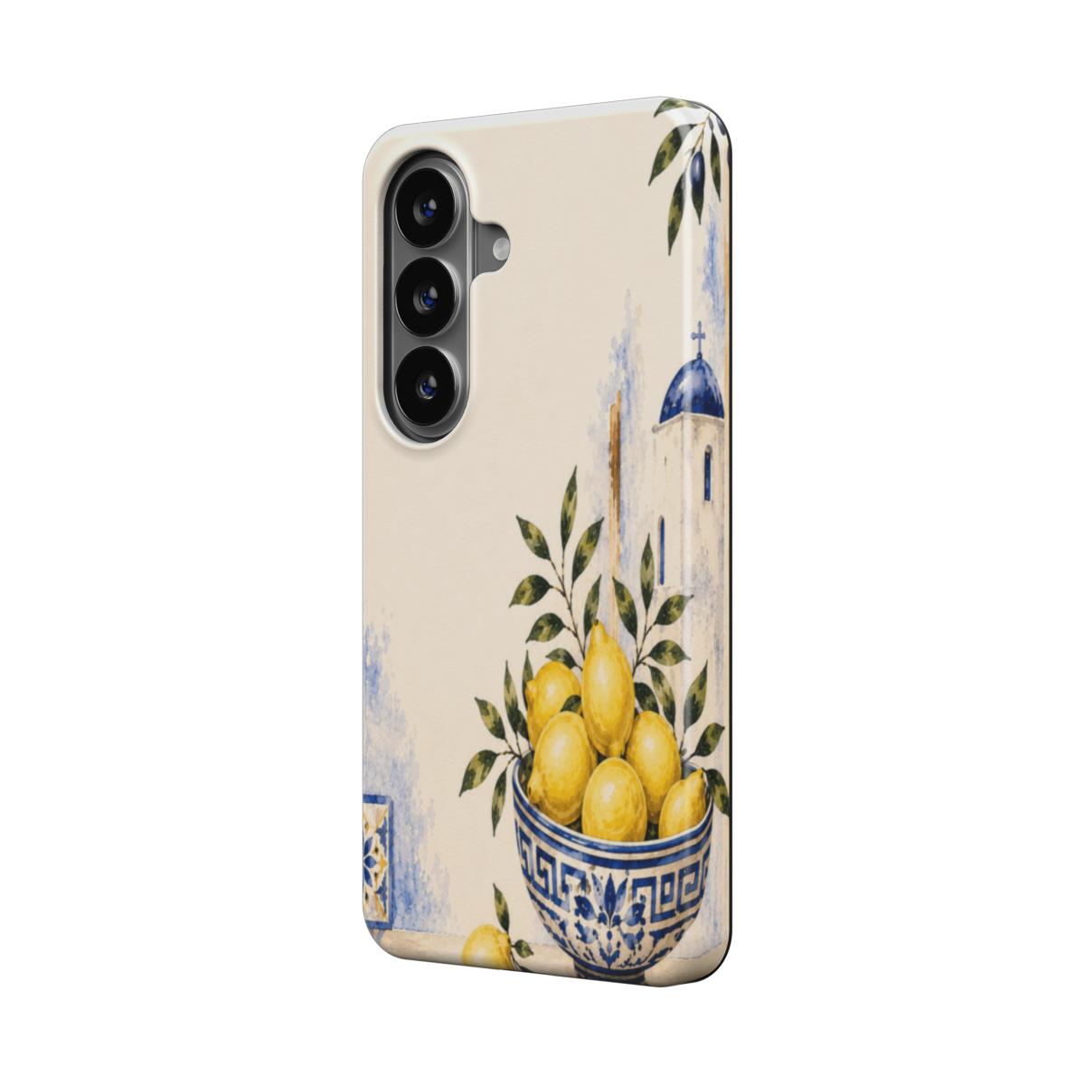 Telefoonhoesje "Egeïsche Citroendroom"