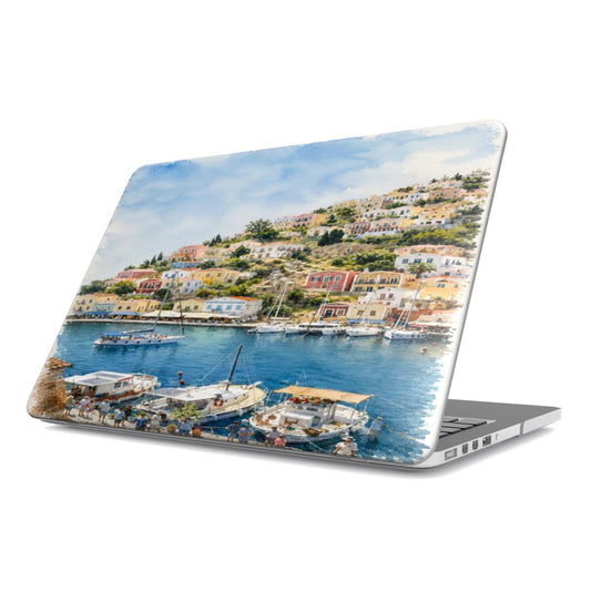 MacBook Case "Symi Havenromantiek"