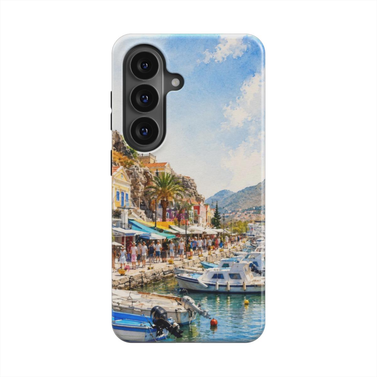 Telefoonhoesje "Mediterrane Havenboulevard"