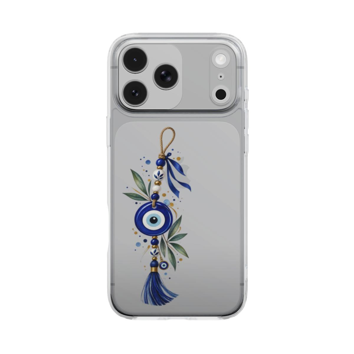 Greek Charm – Transparant Telefoonhoesje