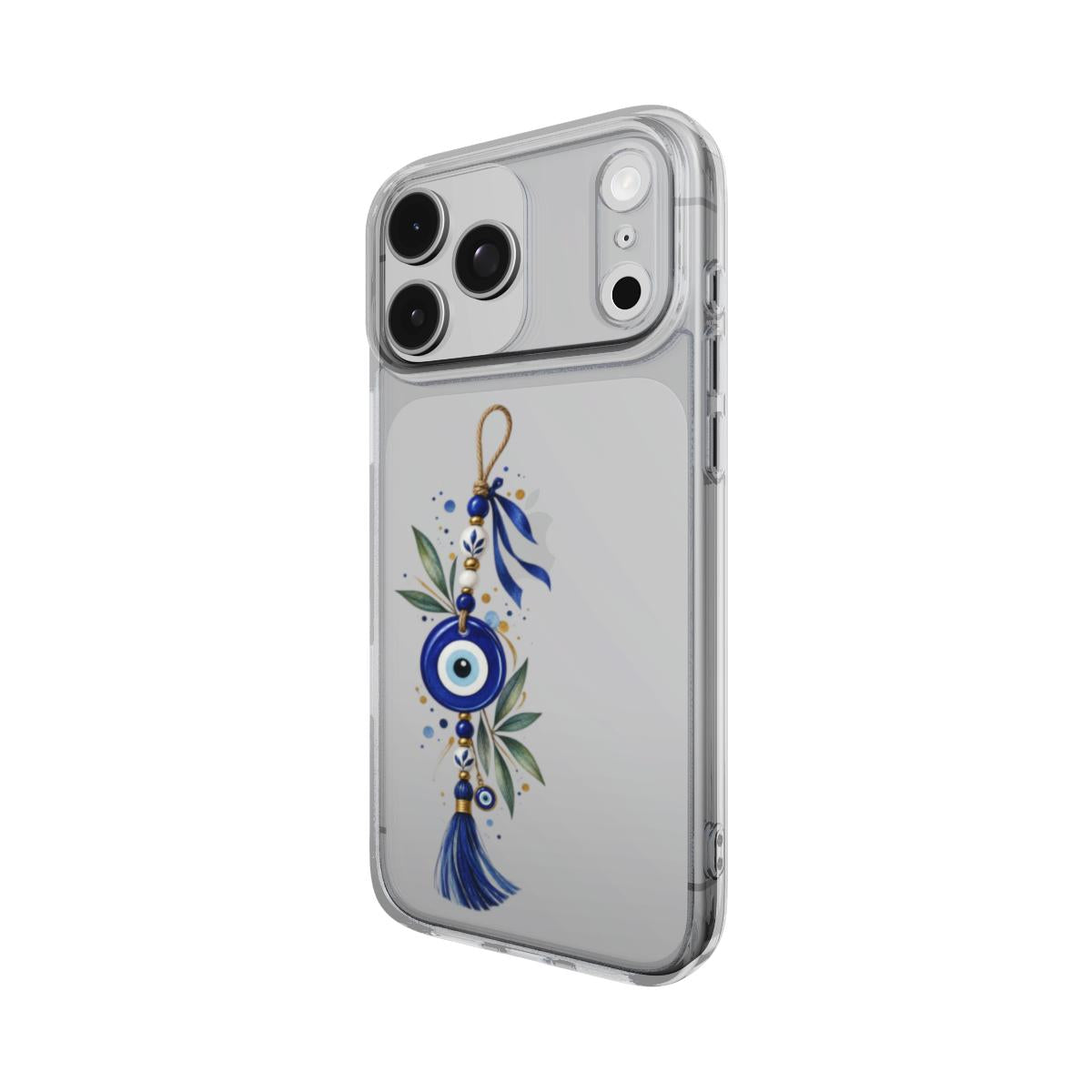 Greek Charm – Transparant Telefoonhoesje