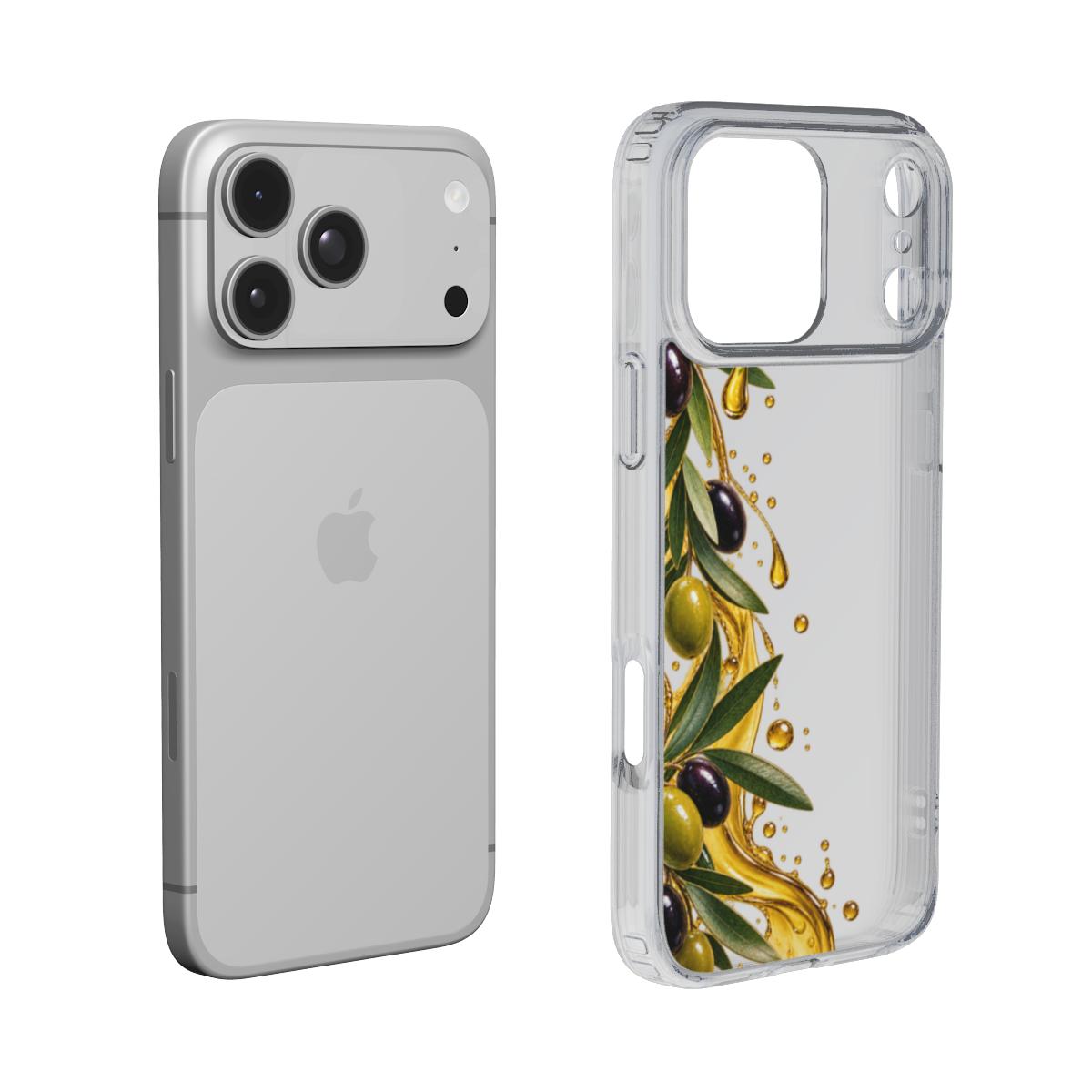 Liquid Gold – Transparant Telefoonhoesje