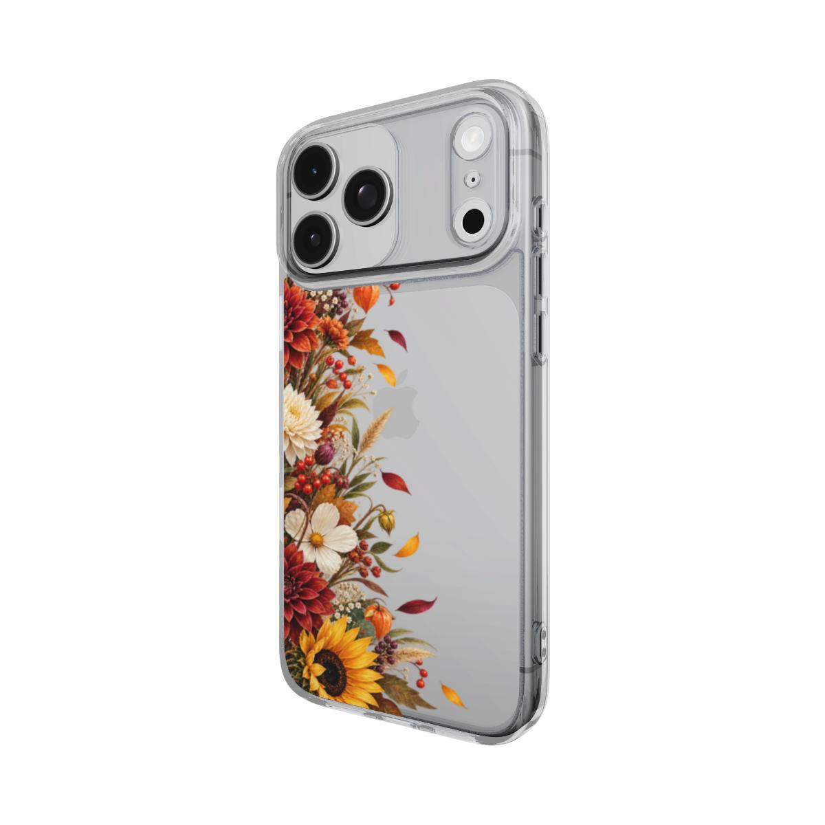 Autumn Bloom – Transparant Telefoonhoesje