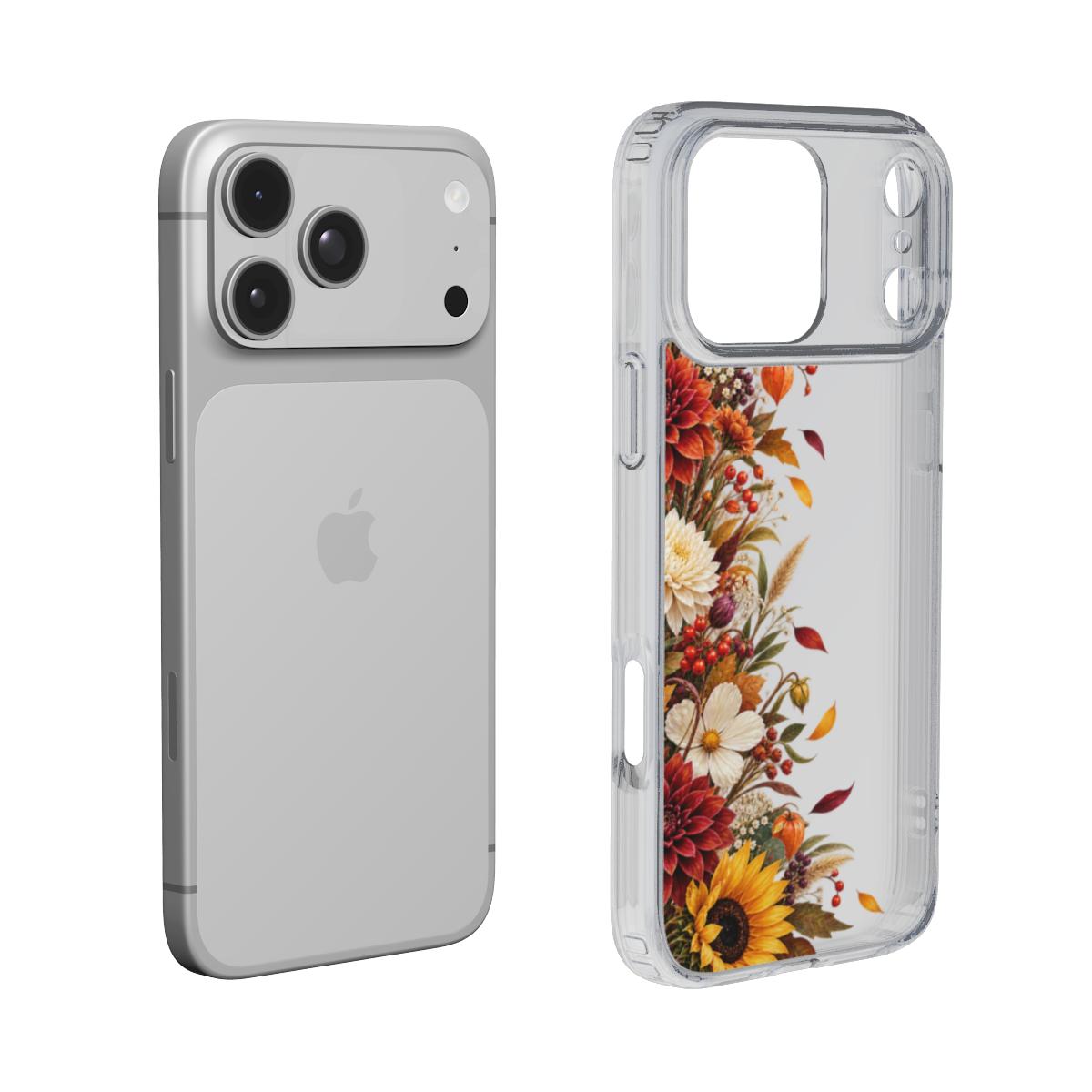 Autumn Bloom – Transparant Telefoonhoesje