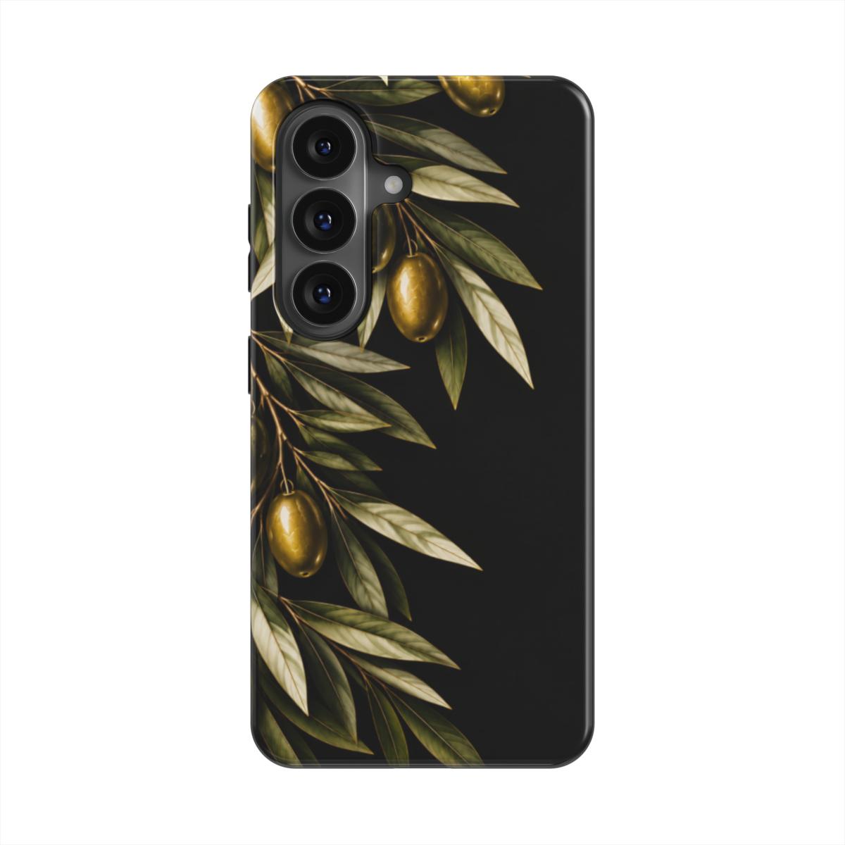 Midnight Olive – Luxe Grieks Telefoonhoesje